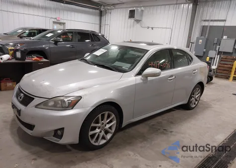 2011 Lexus Is 250 from USA, damaged, VIN JTHCF5C24B5051625